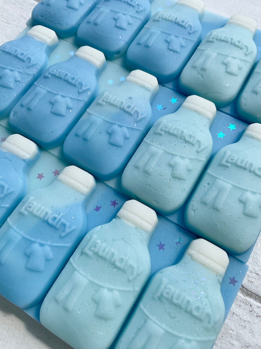 Laundry Bottle Snap Bar 🧺 Blue linen