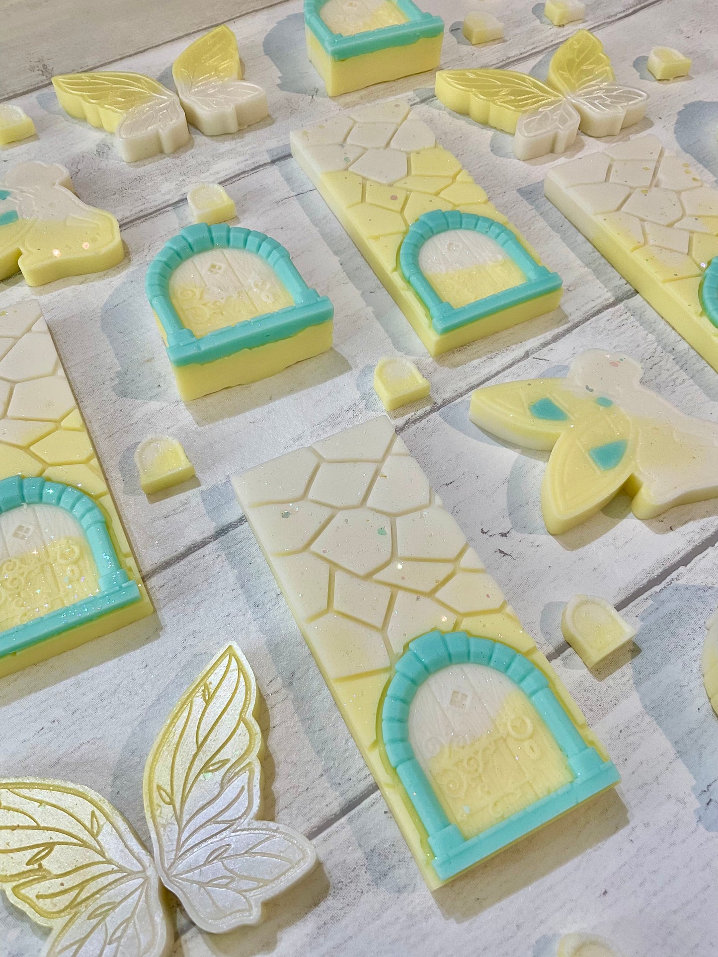 Fairytale Snap Bars & Shapes 🧚🏻‍♀️ Marshmallow & Lemon Buttercream