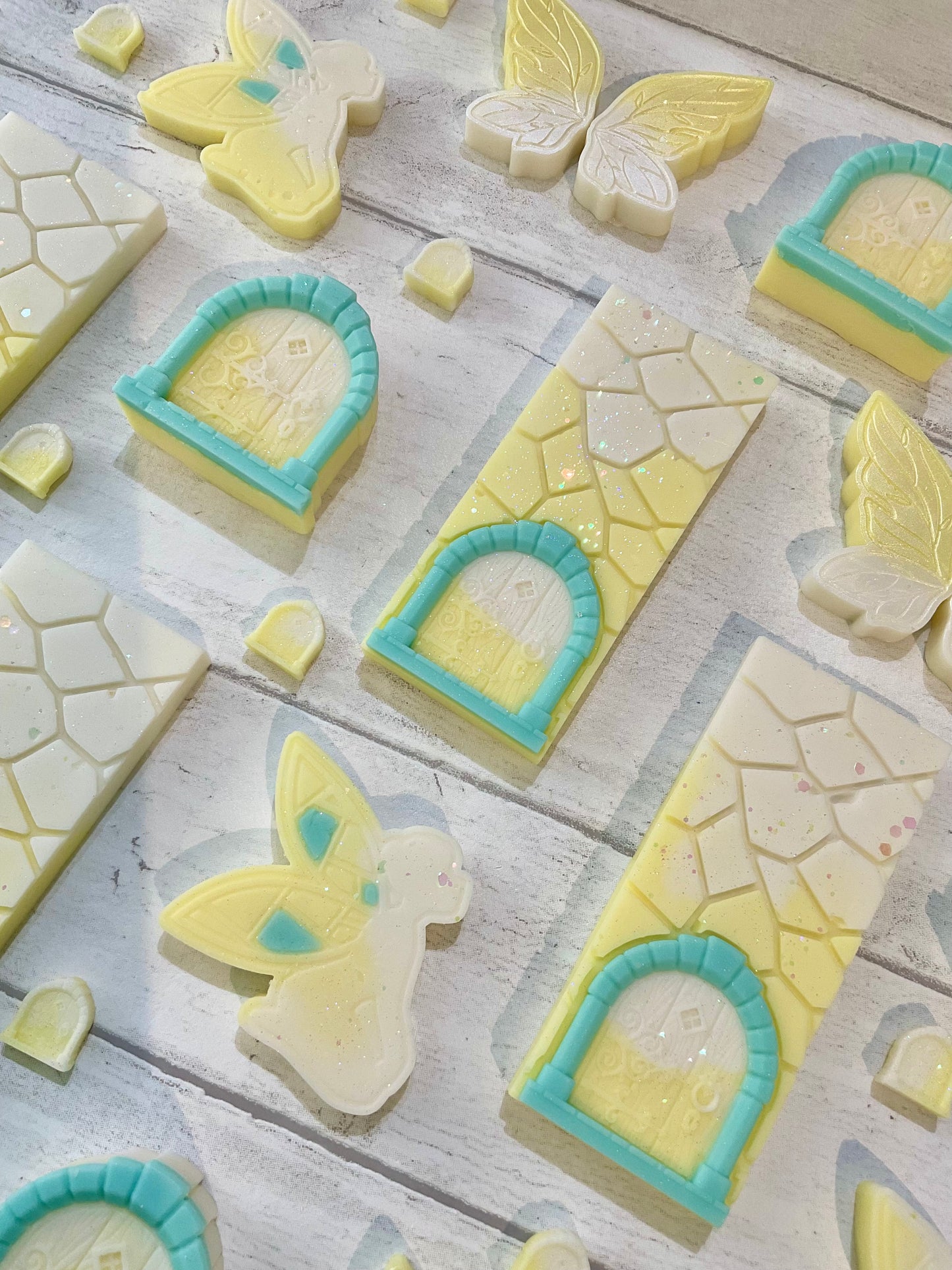 Fairytale Snap Bars & Shapes 🧚🏻‍♀️ Marshmallow & Lemon Buttercream