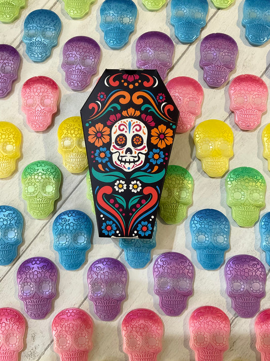 The Day Of The Dead Coffin ⚰️ with Sugar Skulls 💀