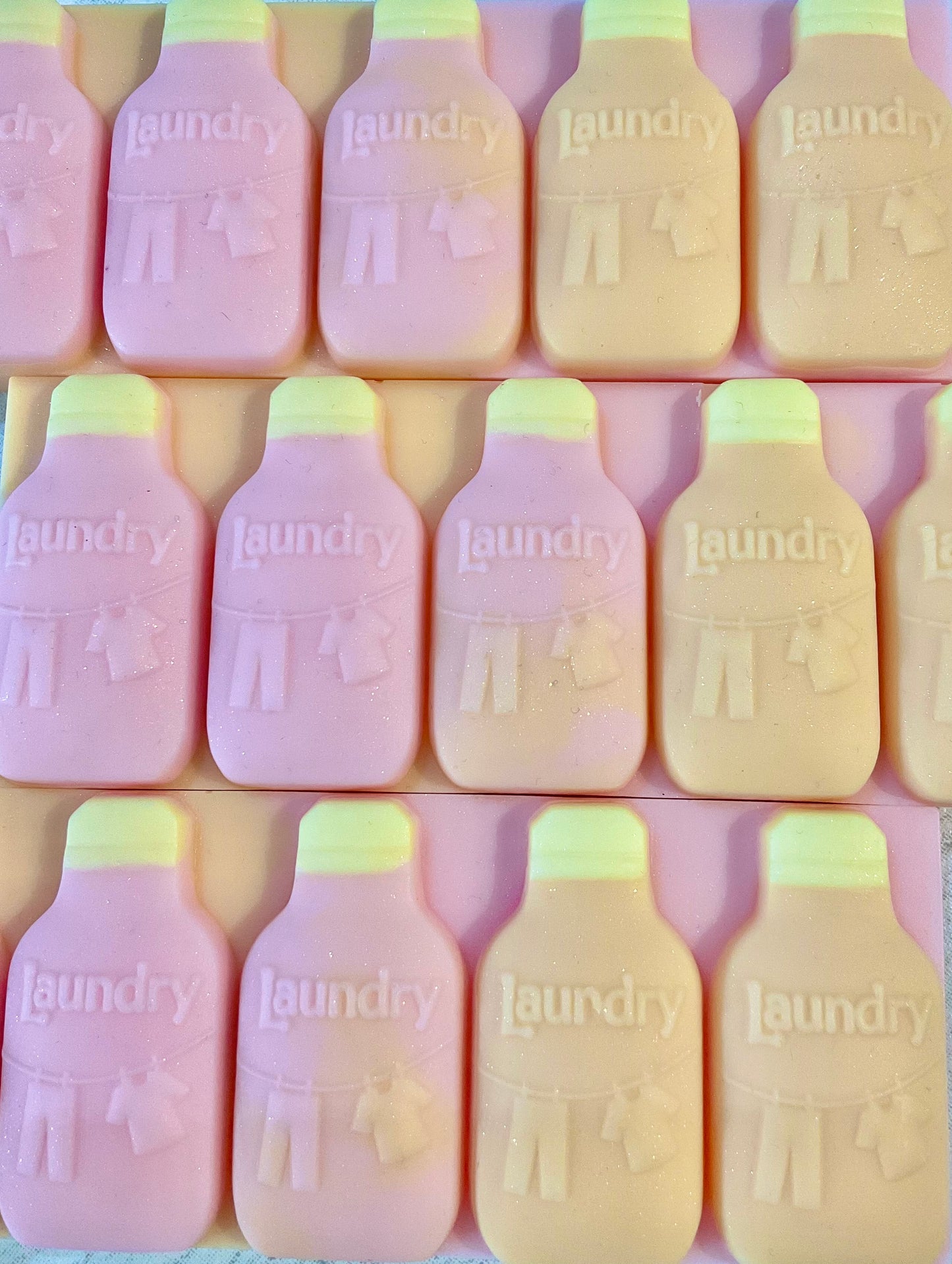 Laundry Bottle Snap Bar 🧺 Peach Linen 🍑